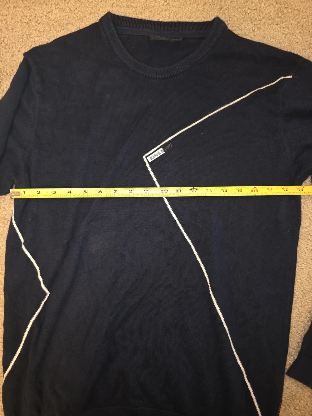 Vintage Kappa Sports Crewneck Sweater Navy XL